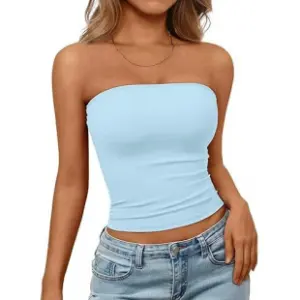 Basic Solid Color Off-Shoulder Top