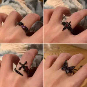 Dark Niche Style Statement Ring