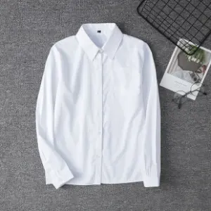 Japanese Style Long Sleeve White Shirt