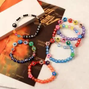 Letter Charm Support Bracelet